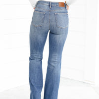 Lux Avani Mid Rise Flare Jeans with FlexFit™